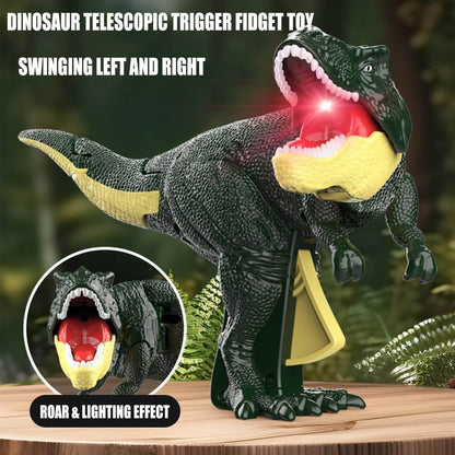 Dinosaur Roaring Toys Trigger, Dinosaurs Toys with Dinosaur Sound Lighting Model Vibrating Head Moving (3 + Years / 1 Pc) - infinityexculsivestore.com