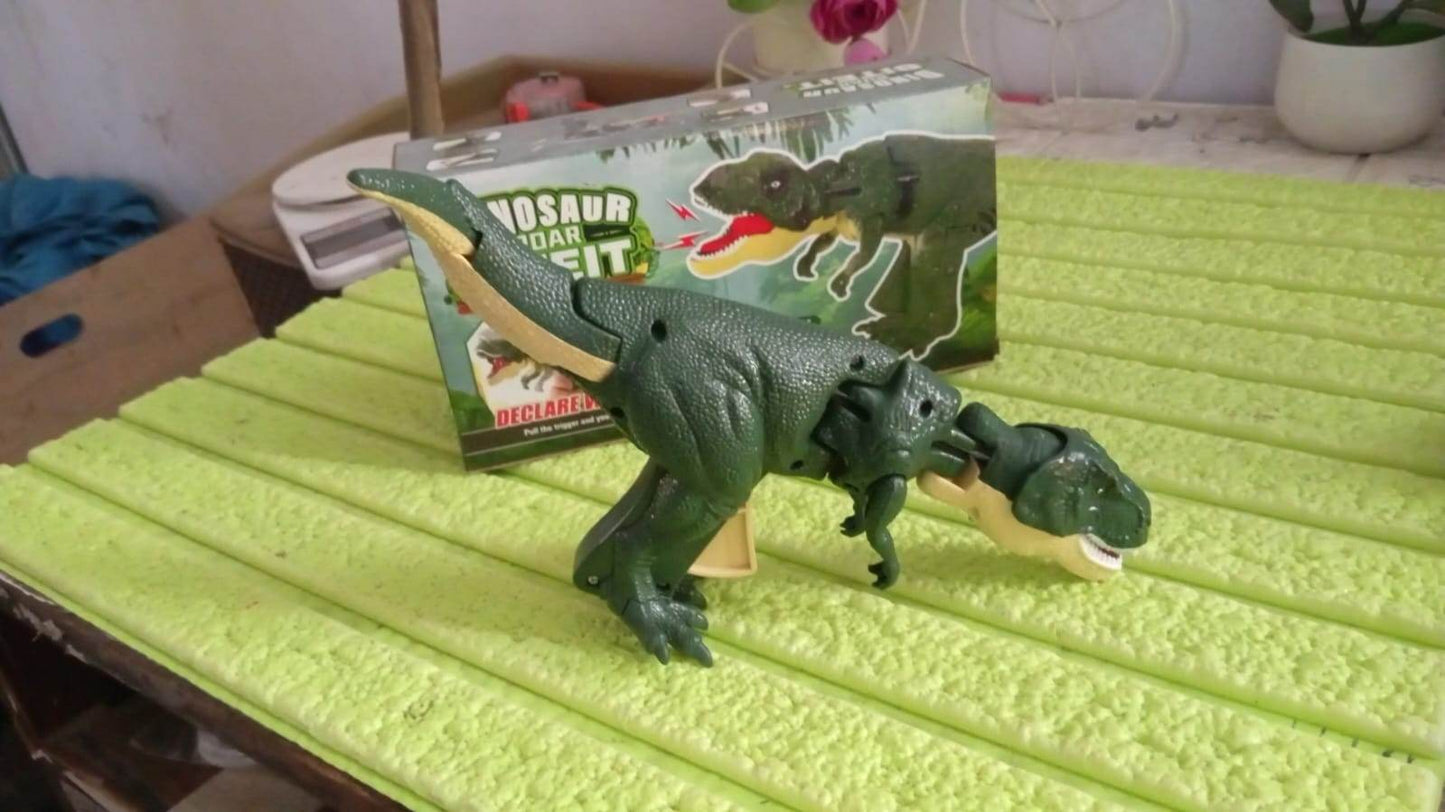 Dinosaur Roaring Toys Trigger, Dinosaurs Toys with Dinosaur Sound Lighting Model Vibrating Head Moving (3 + Years / 1 Pc) - infinityexculsivestore.com