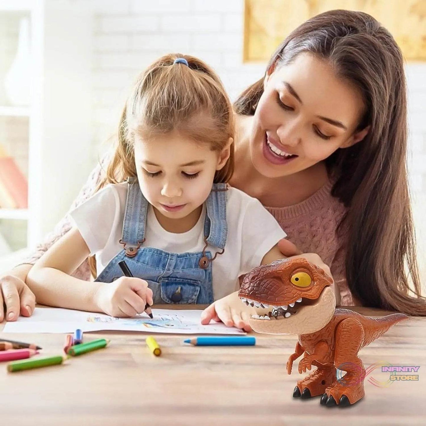 Dinosaur Stationery Set 5-in-1 Dinosaur (1 Set) - infinityexculsivestore.com