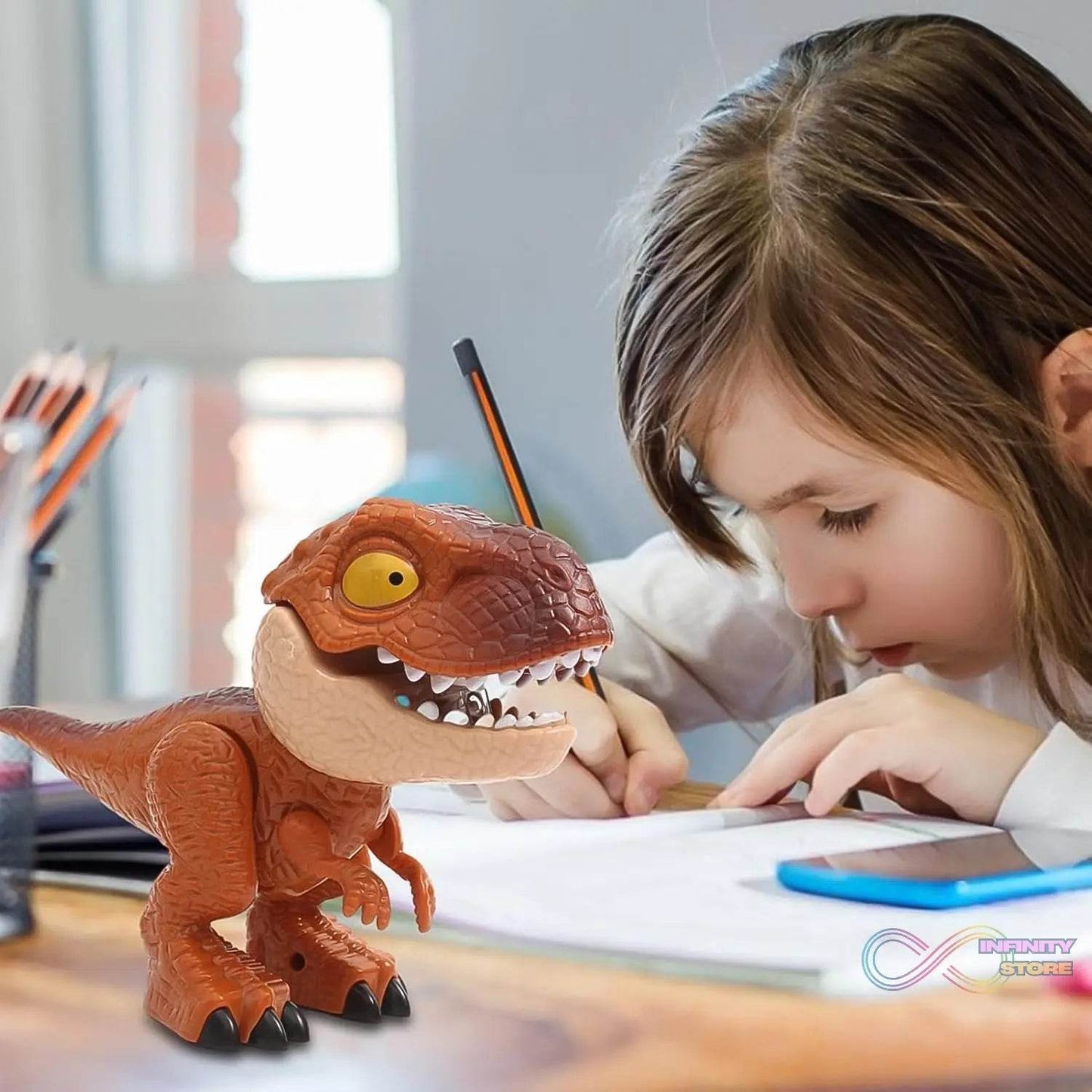 Dinosaur Stationery Set 5-in-1 Dinosaur (1 Set) - infinityexculsivestore.com