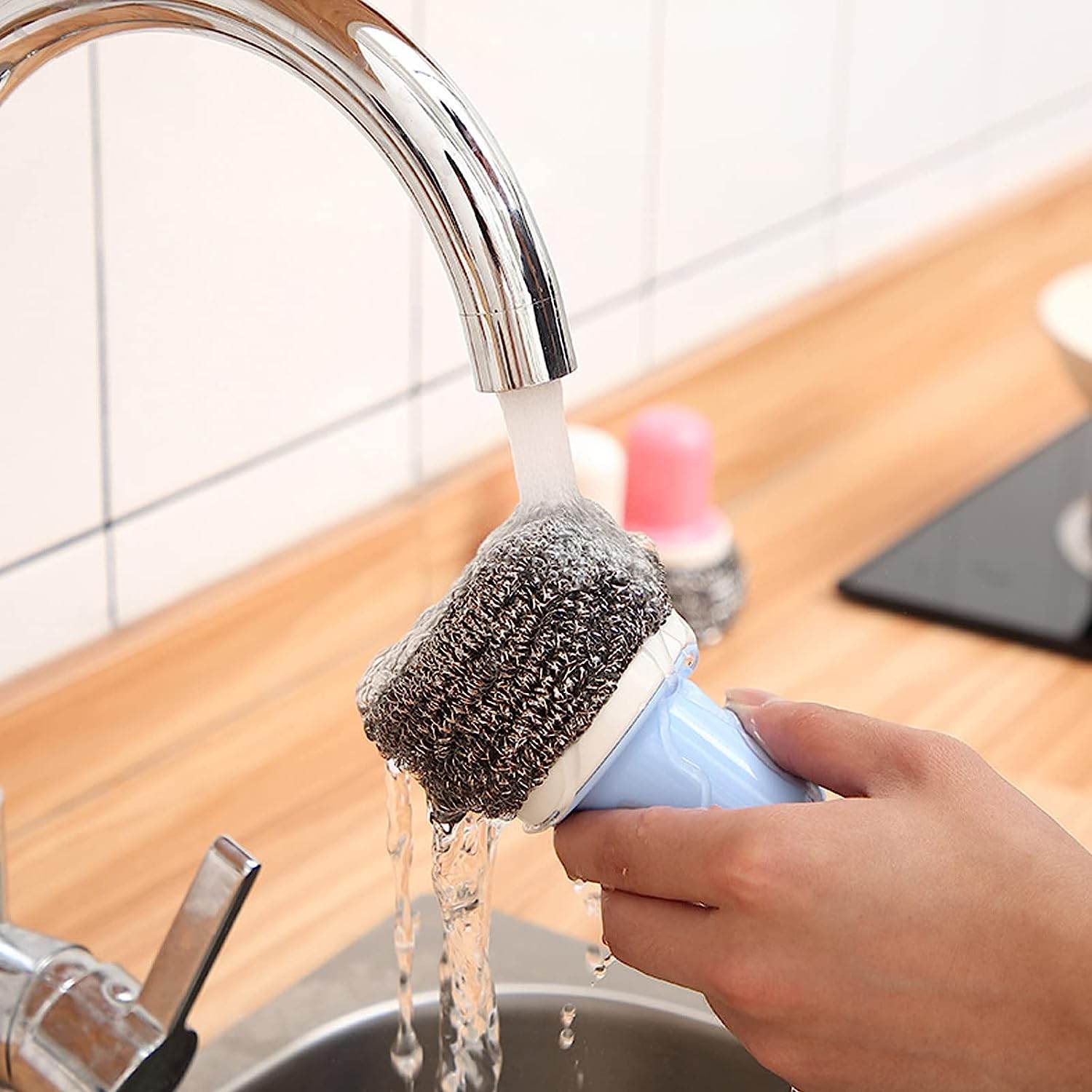 Dish Brush Multifunctional Palm Brush for Dish Kitchen Sink Pot Pan - Dish Scrub Brush Small Cleaning Brush Dish Scrubber Brush Cleaning Brushes for Household Use - infinityexculsivestore.com