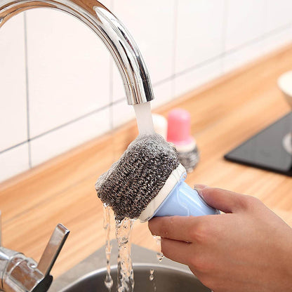 Dish Brush Multifunctional Palm Brush for Dish Kitchen Sink Pot Pan - Dish Scrub Brush Small Cleaning Brush Dish Scrubber Brush Cleaning Brushes for Household Use - infinityexculsivestore.com