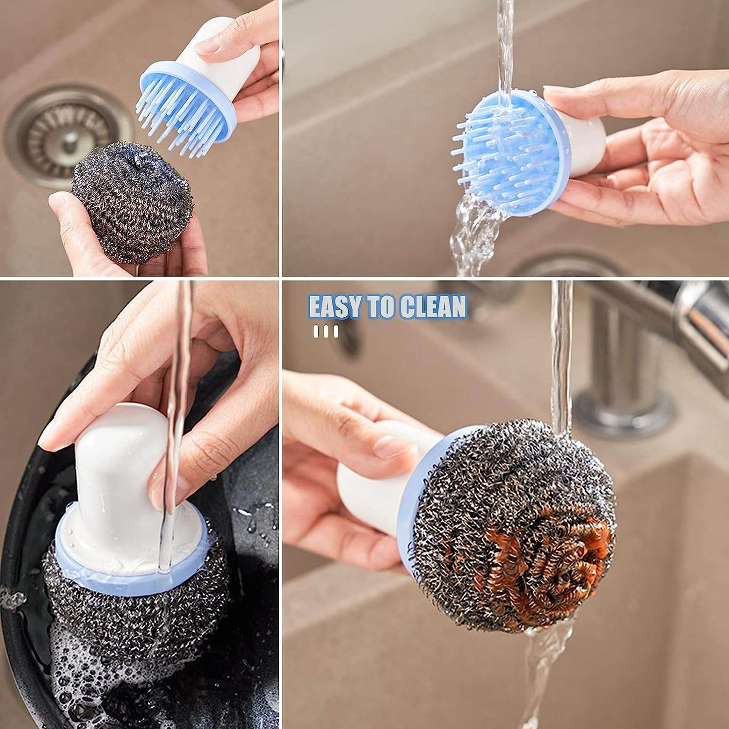 Dish Brush Multifunctional Palm Brush for Dish Kitchen Sink Pot Pan - Dish Scrub Brush Small Cleaning Brush Dish Scrubber Brush Cleaning Brushes for Household Use - infinityexculsivestore.com