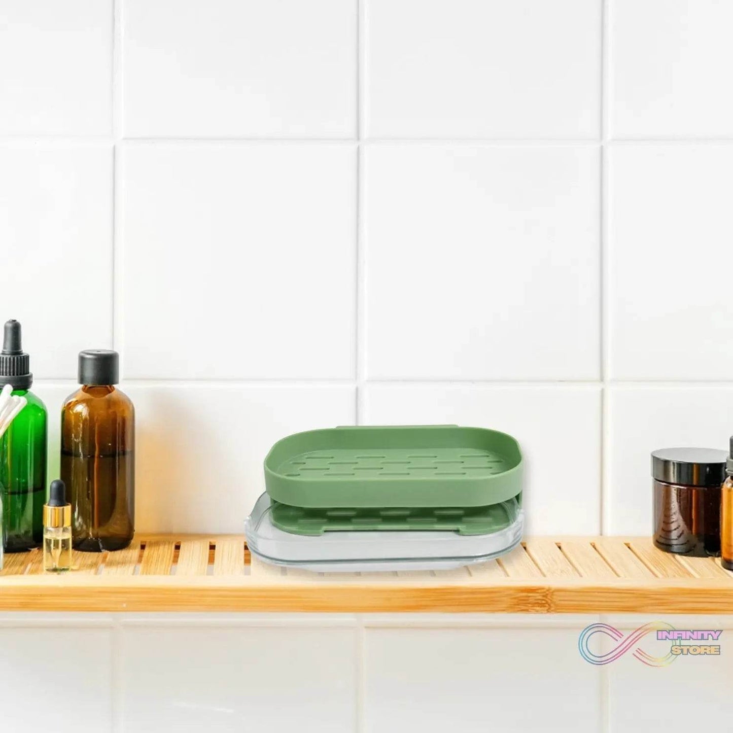 Dish Brush Set with Handle, Replacement Heads, Drain Tray in Kitchen (9 Pcs Set) - infinityexculsivestore.com