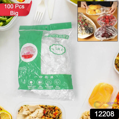 Disposable Elastic Food Storage Covers Bag (100 Pcs Set / Big) - infinityexculsivestore.com