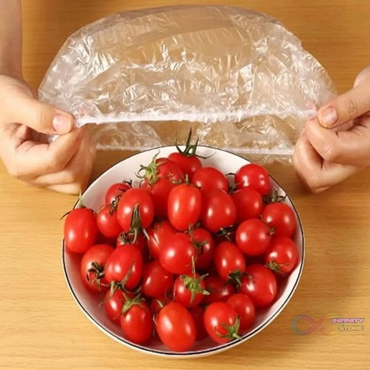 Disposable Elastic Food Storage Covers Bag (100 Pcs Set / Big) - infinityexculsivestore.com