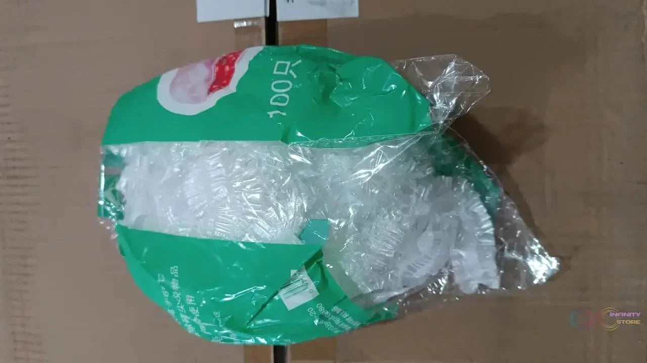 Disposable Elastic Food Storage Covers Bag (100 Pcs Set / Small) - infinityexculsivestore.com