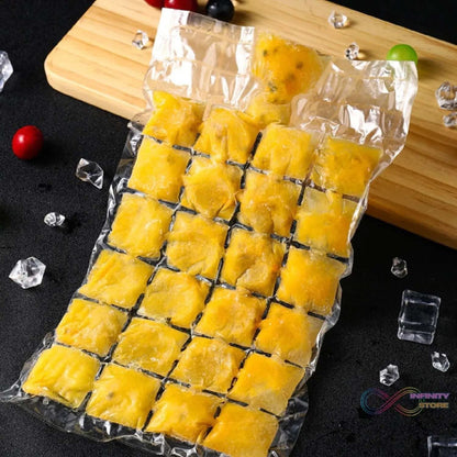 Disposable Ice Cube Bags, Stackable Easy Release Ice Cube Mold Trays Self-Seal Freezing Maker,Cold Ice Pack Cooler Bag for Cocktail Food Wine - infinityexculsivestore.com