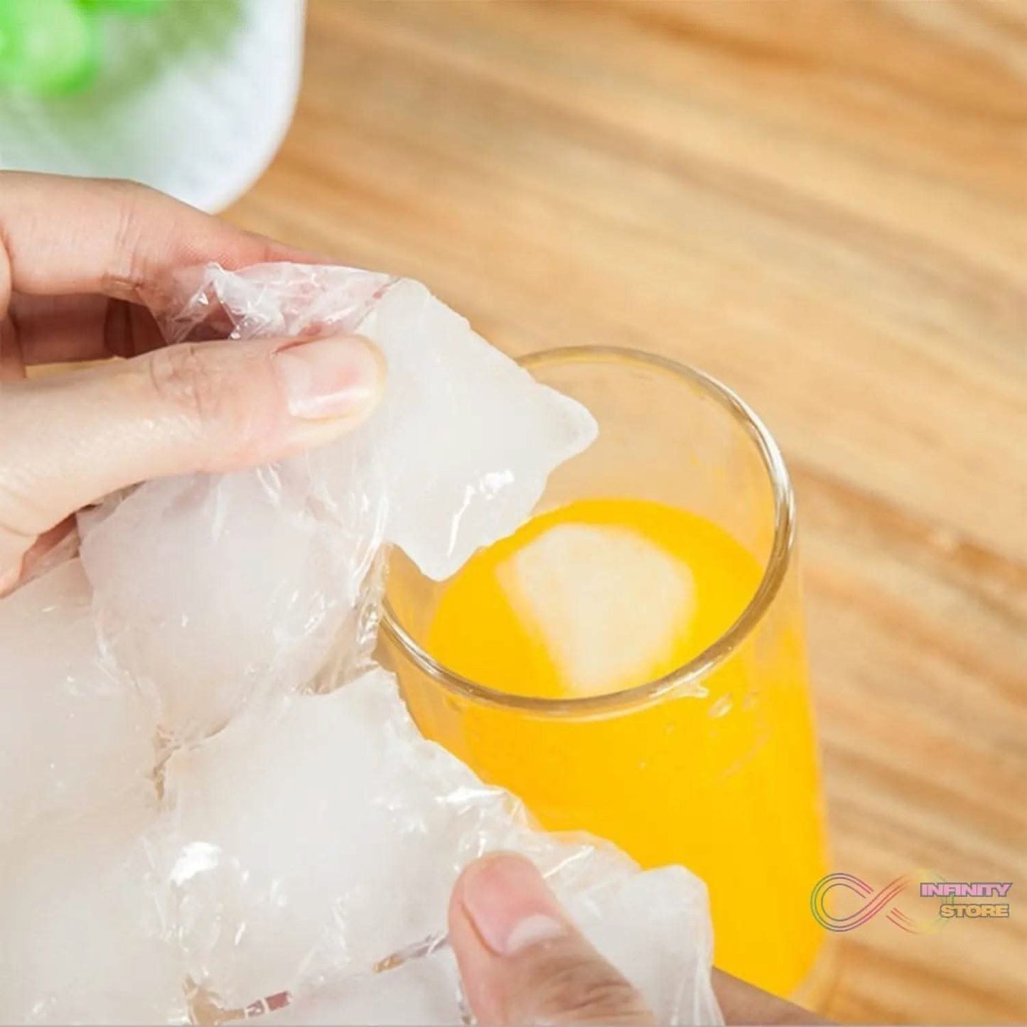 Disposable Ice Cube Bags, Stackable Easy Release Ice Cube Mold Trays Self-Seal Freezing Maker,Cold Ice Pack Cooler Bag for Cocktail Food Wine - infinityexculsivestore.com