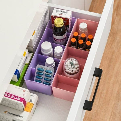 Dividers Tray Organizer Clear Plastic Bead Storage Tray (Multicolour) - infinityexculsivestore.com