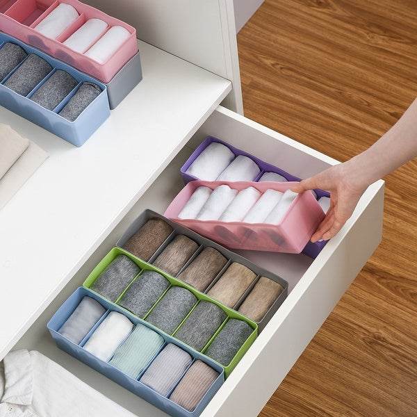 Dividers Tray Organizer Clear Plastic Bead Storage Tray (Multicolour) - infinityexculsivestore.com