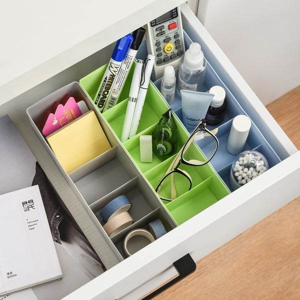 Dividers Tray Organizer Clear Plastic Bead Storage Tray (Multicolour) - infinityexculsivestore.com