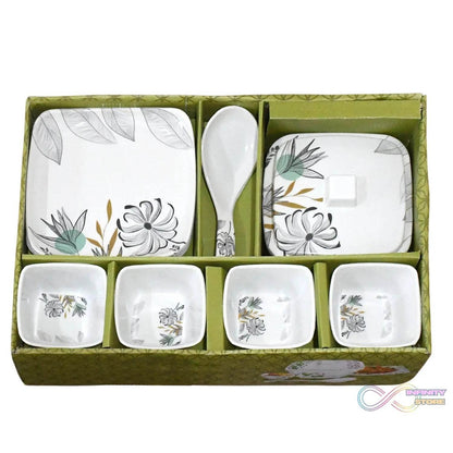 Divine lunch Tableware, Dinner Set (11 Pcs Set) - infinityexculsivestore.com