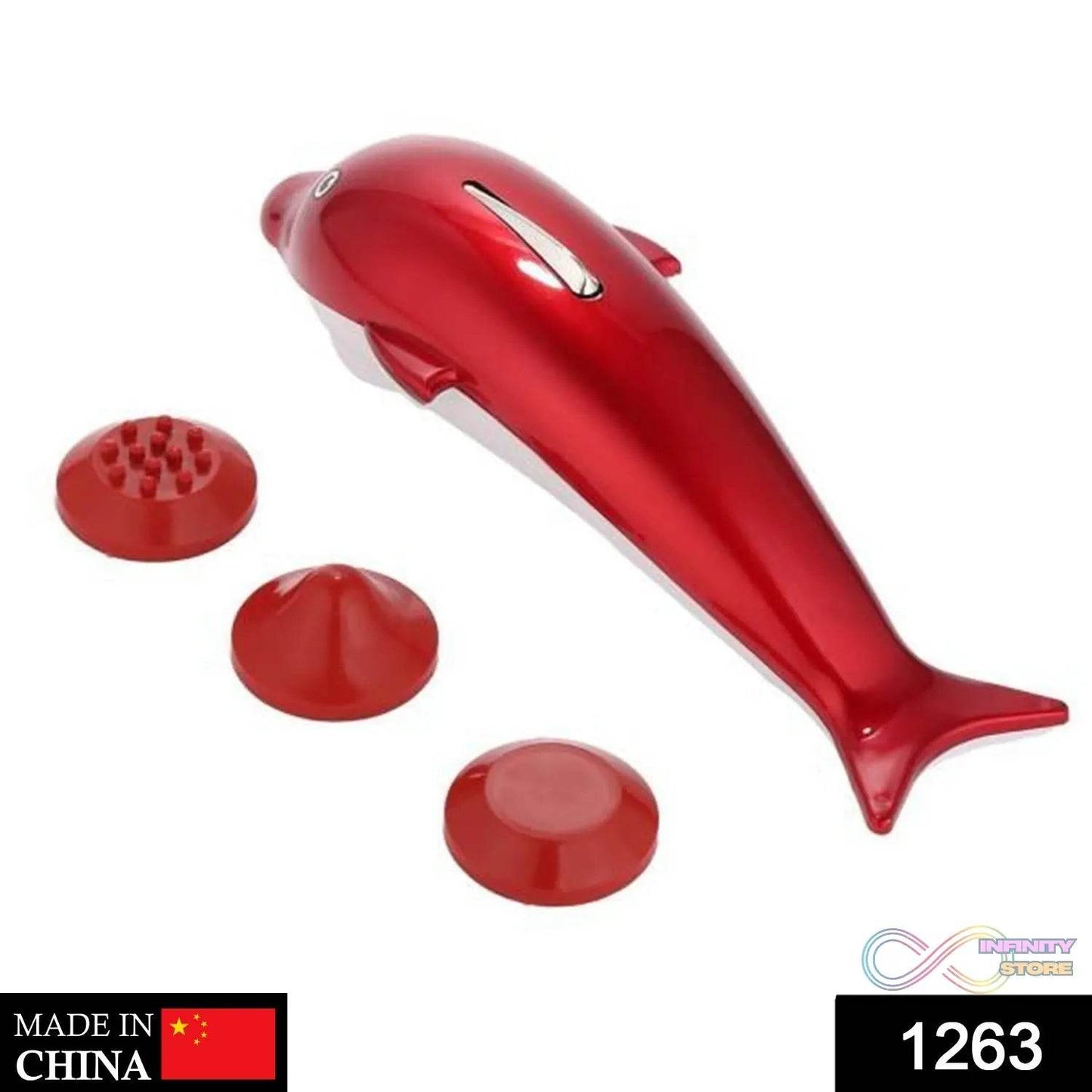 Dolphin Handheld Body Massager for Agony Stress Pain (8 Inch) - infinityexculsivestore.com