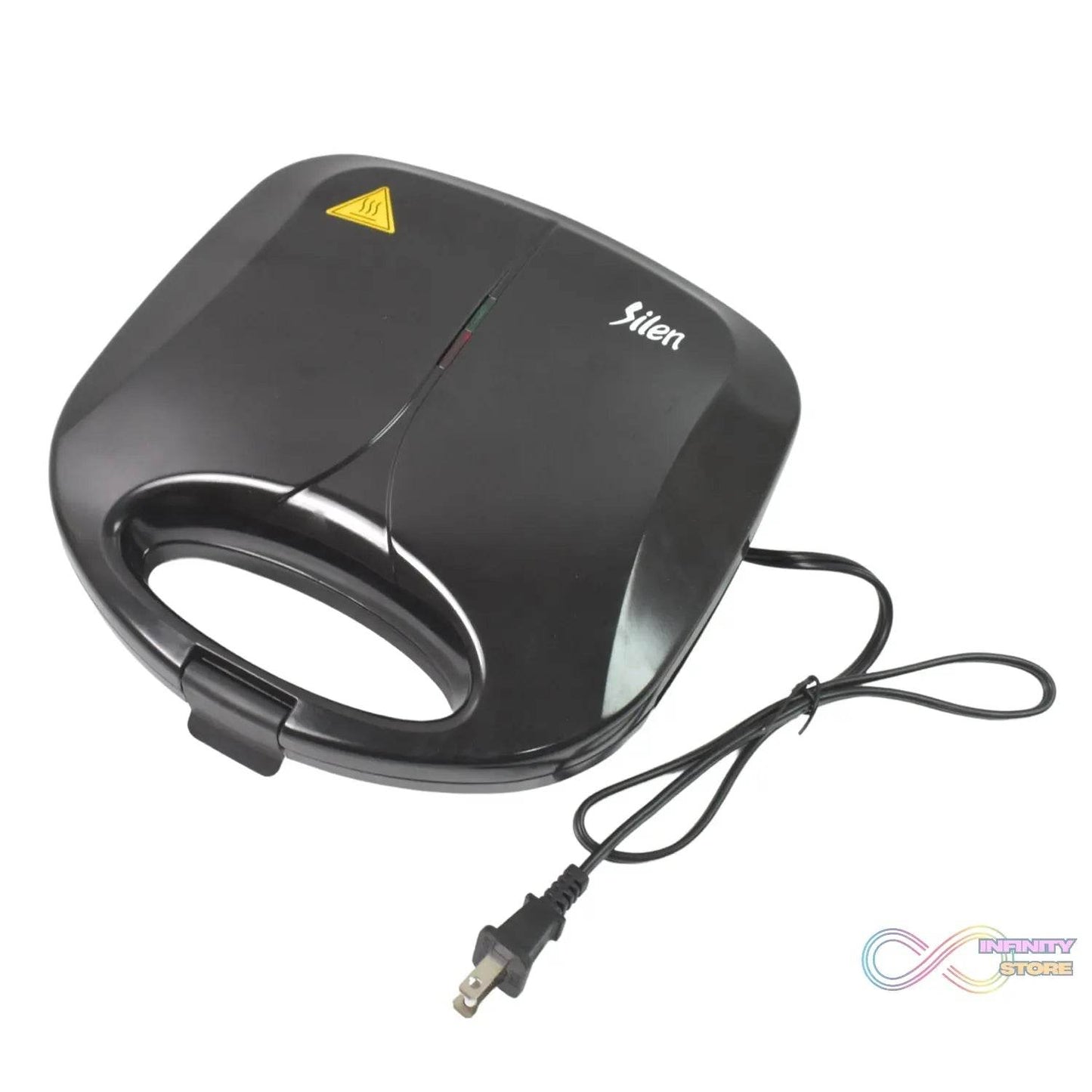 Donut Maker Machine 750W Electric Donut Maker 6pcs Circle Shaped cavity (1 Pc / With 2 PIN Plug Converter 1 Pc ) - infinityexculsivestore.com