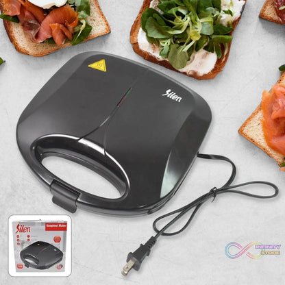 Donut Maker Machine 750W Electric Donut Maker 6pcs Circle Shaped cavity (1 Pc / With 2 PIN Plug Converter 1 Pc ) - infinityexculsivestore.com