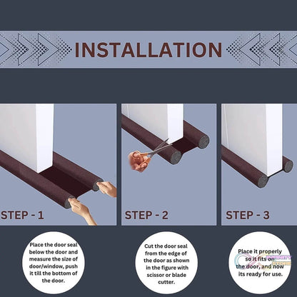 Door Draft Stopper, Twin Draft Stopper / Guard(36 Inch) - infinityexculsivestore.com