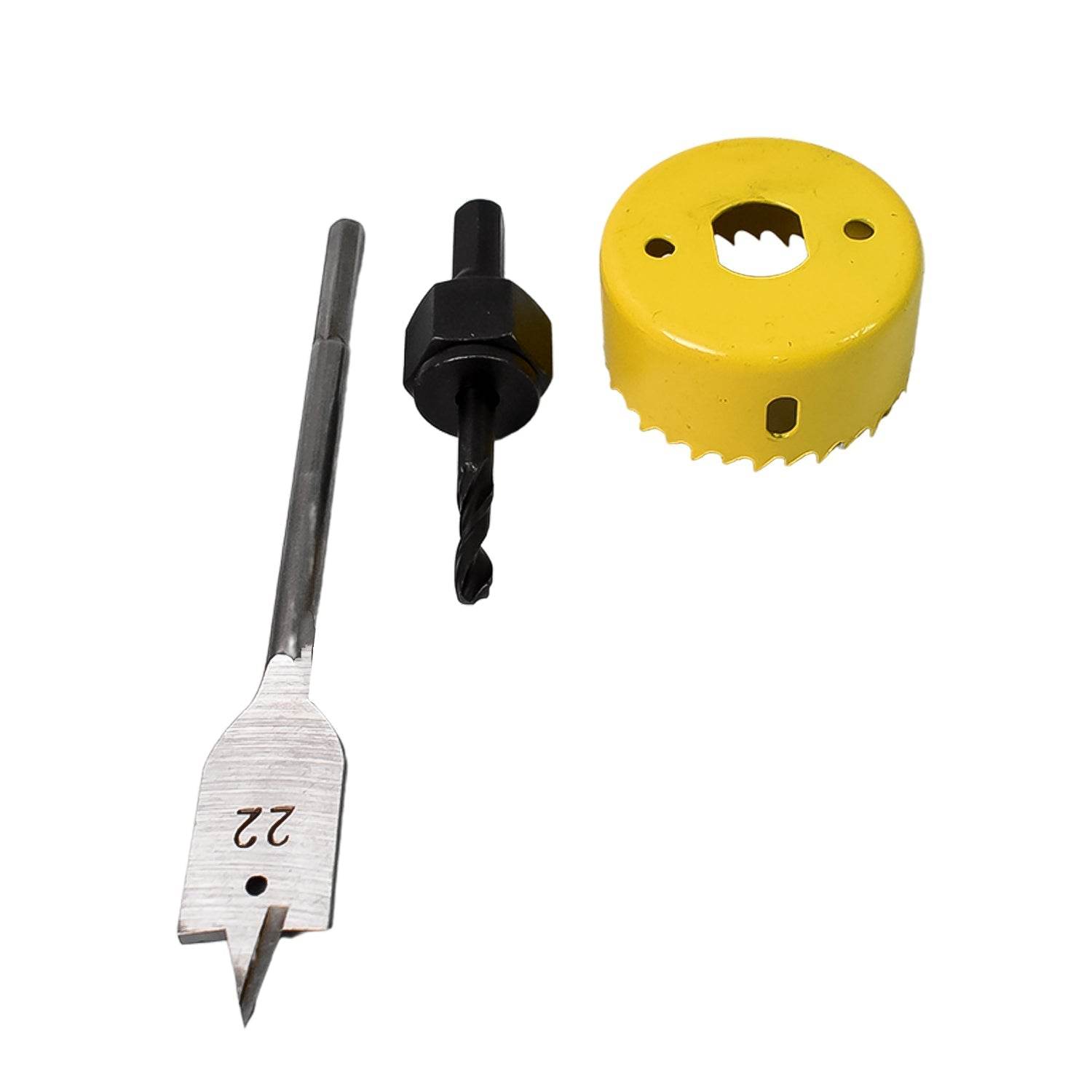 Door Lock Installation (22mmx150mm) Hole Saw Kit (1 Set) - infinityexculsivestore.com