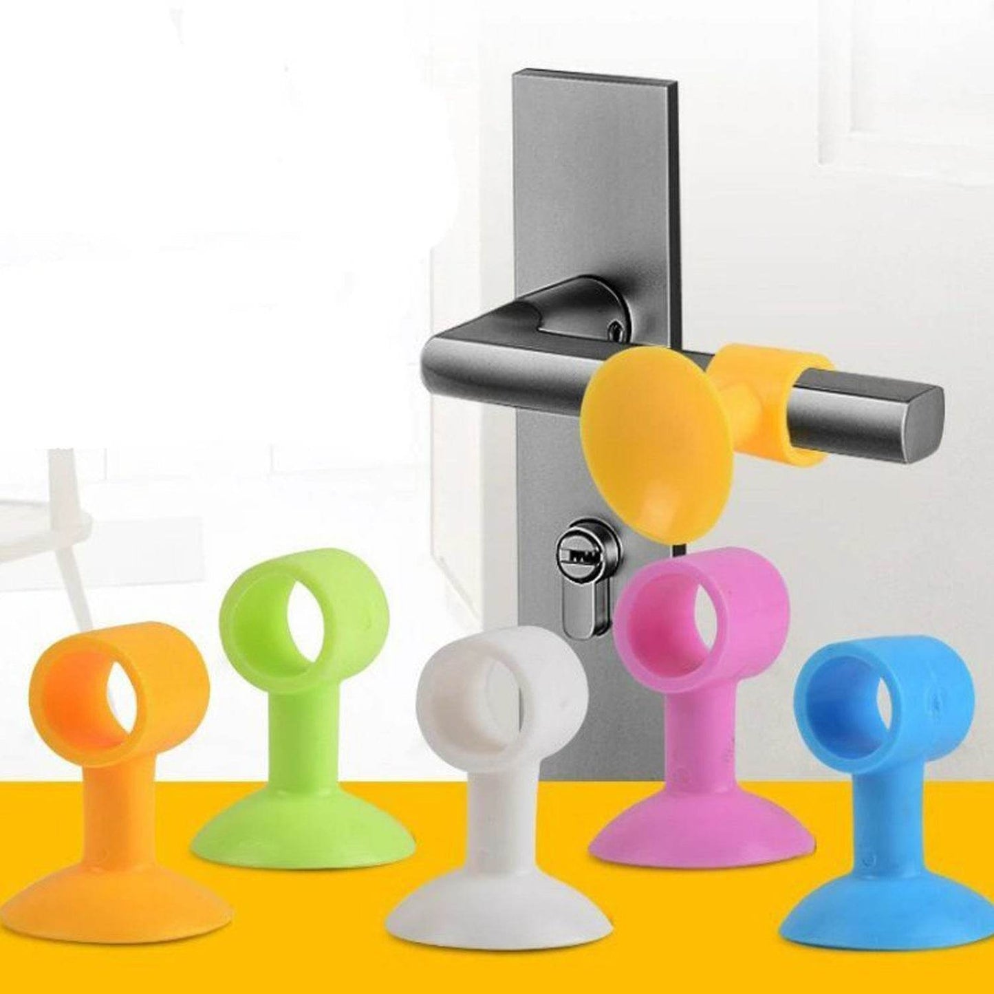Door Stopper Mini Anti-Collision Silicone Door Handle Crash Pad (Pack of 100Pc) - infinityexculsivestore.com