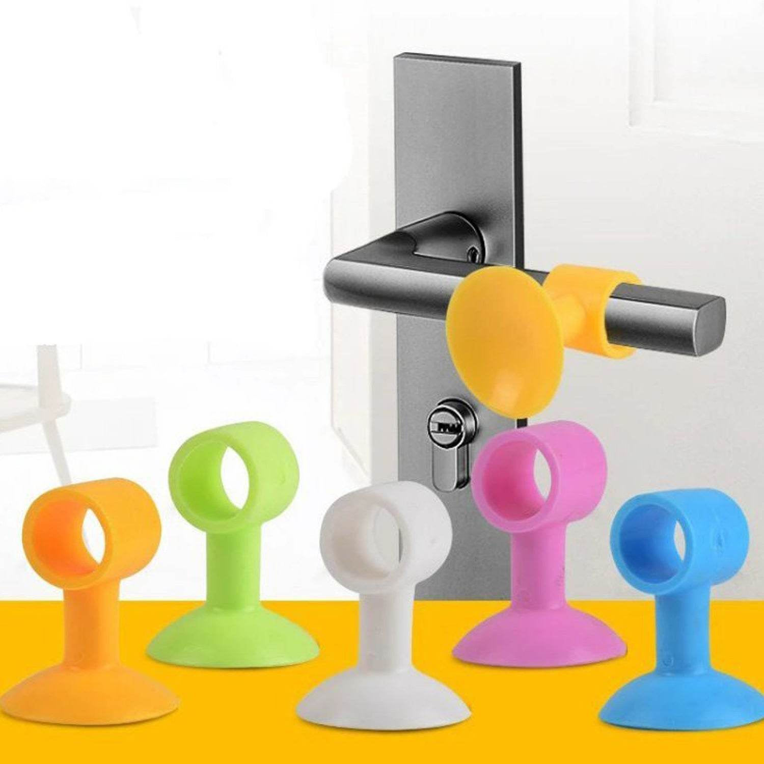 Door Stopper Mini Anti-Collision Silicone Door Handle Crash Pad (Pack of 100Pc) - infinityexculsivestore.com