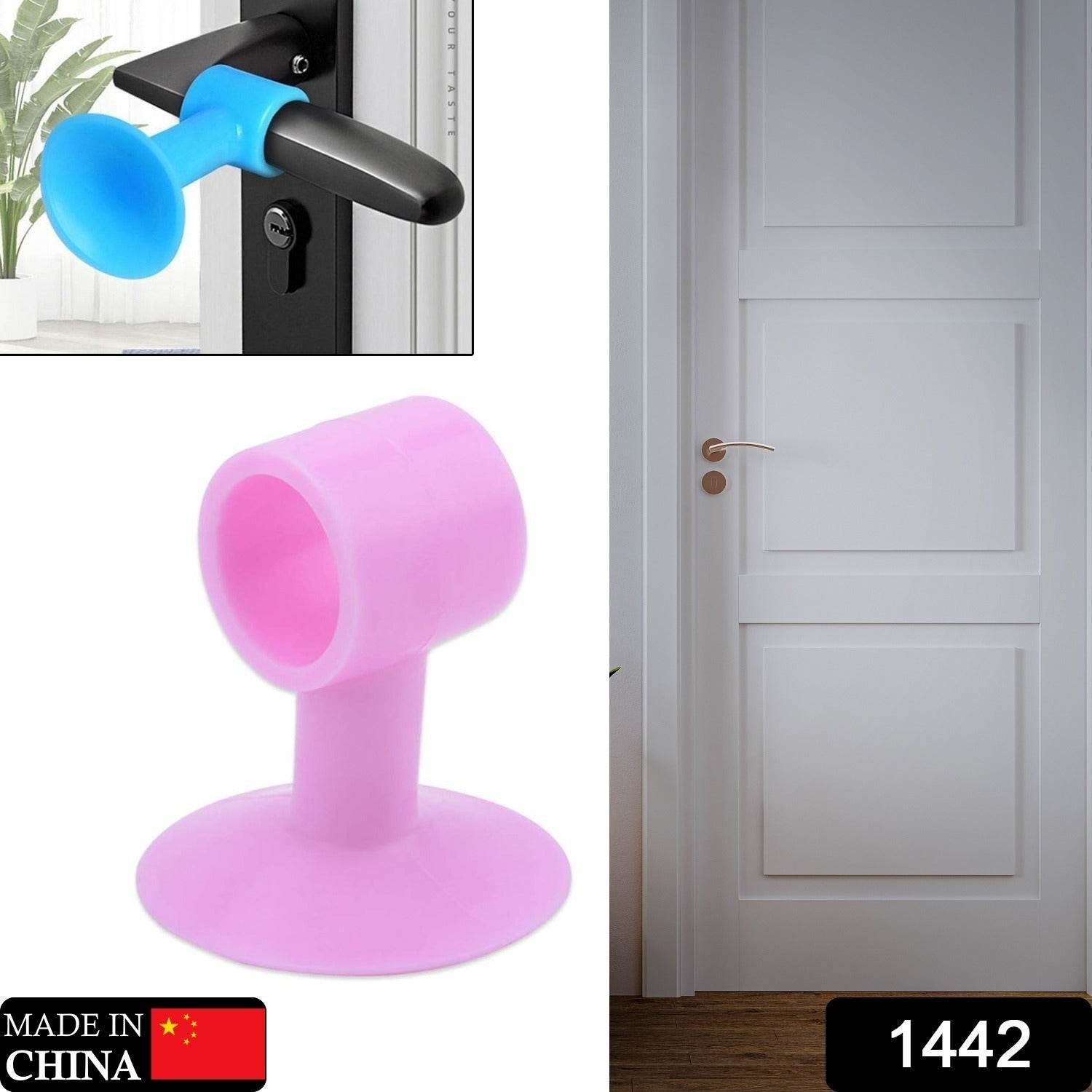 Door Stopper Mini Anti-Collision Silicone Door Handle Crash Pad - infinityexculsivestore.com
