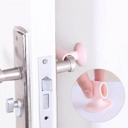 Door Stopper Mini Anti-Collision Silicone Door Handle Crash Pad - infinityexculsivestore.com