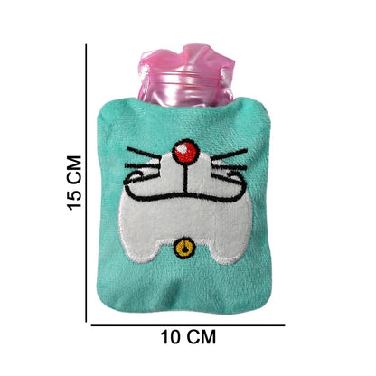 Doremon Cartoon Small Hot Water Bag with Cover for Pain Relief - infinityexculsivestore.com