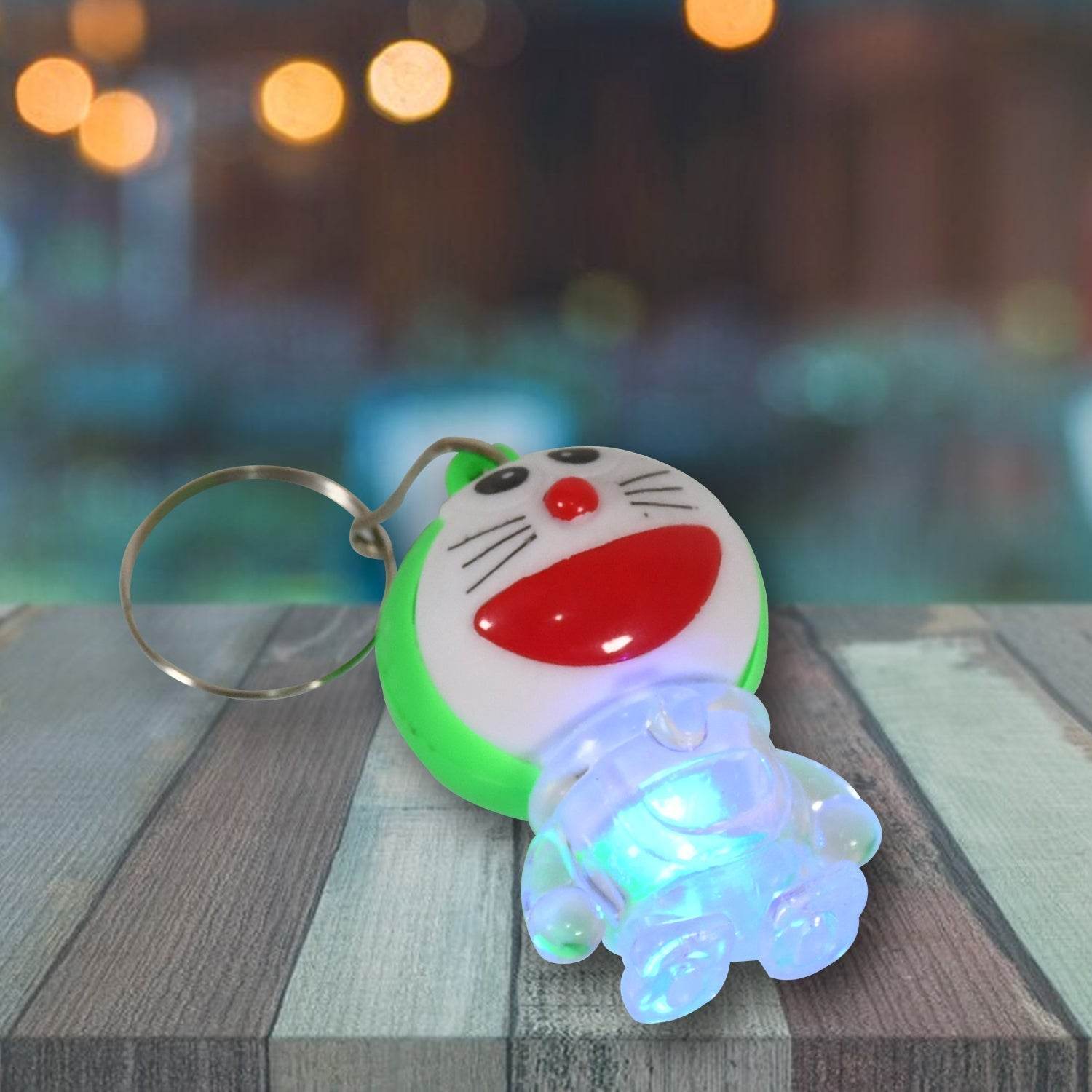 Doremon lightning keychain, 2 colored lightning keychain (1 pc) - infinityexculsivestore.com