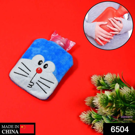 Doremon small Hot Water Bag with Cover for Pain Relief, Neck, Shoulder Pain and Hand, Feet Warmer, Menstrual Cramps. - infinityexculsivestore.com