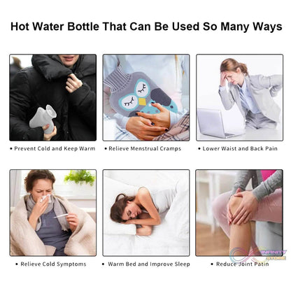 Doremon small Hot Water Bag with Cover for Pain Relief, Neck, Shoulder Pain and Hand, Feet Warmer, Menstrual Cramps. - infinityexculsivestore.com