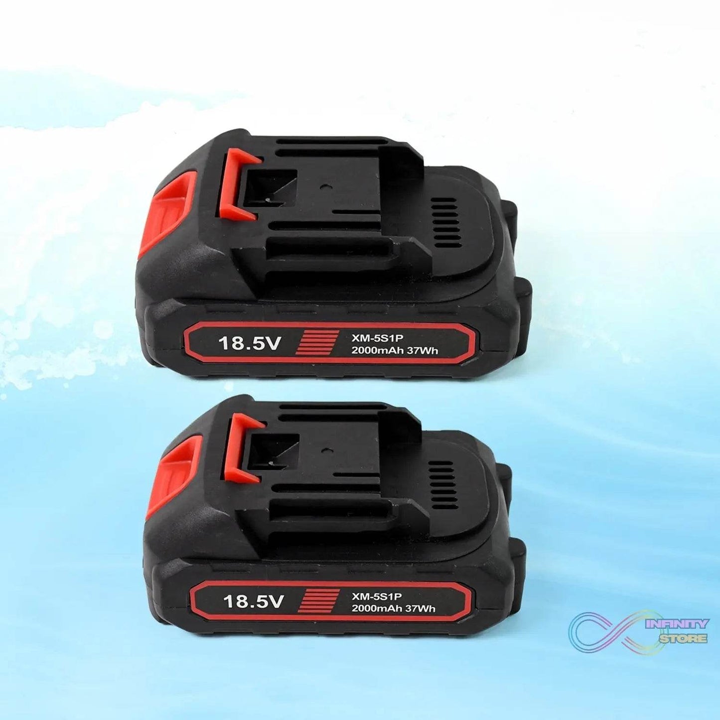 Double Battery 18.5V Rechargeable Electric, Car Washer Gun (1 Set) - infinityexculsivestore.com