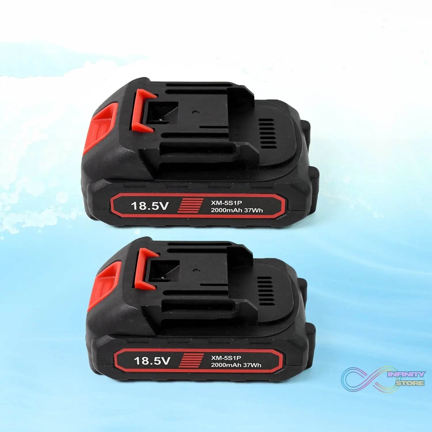 Double Battery 18.5V Rechargeable Electric, Car Washer Gun (1 Set) - infinityexculsivestore.com