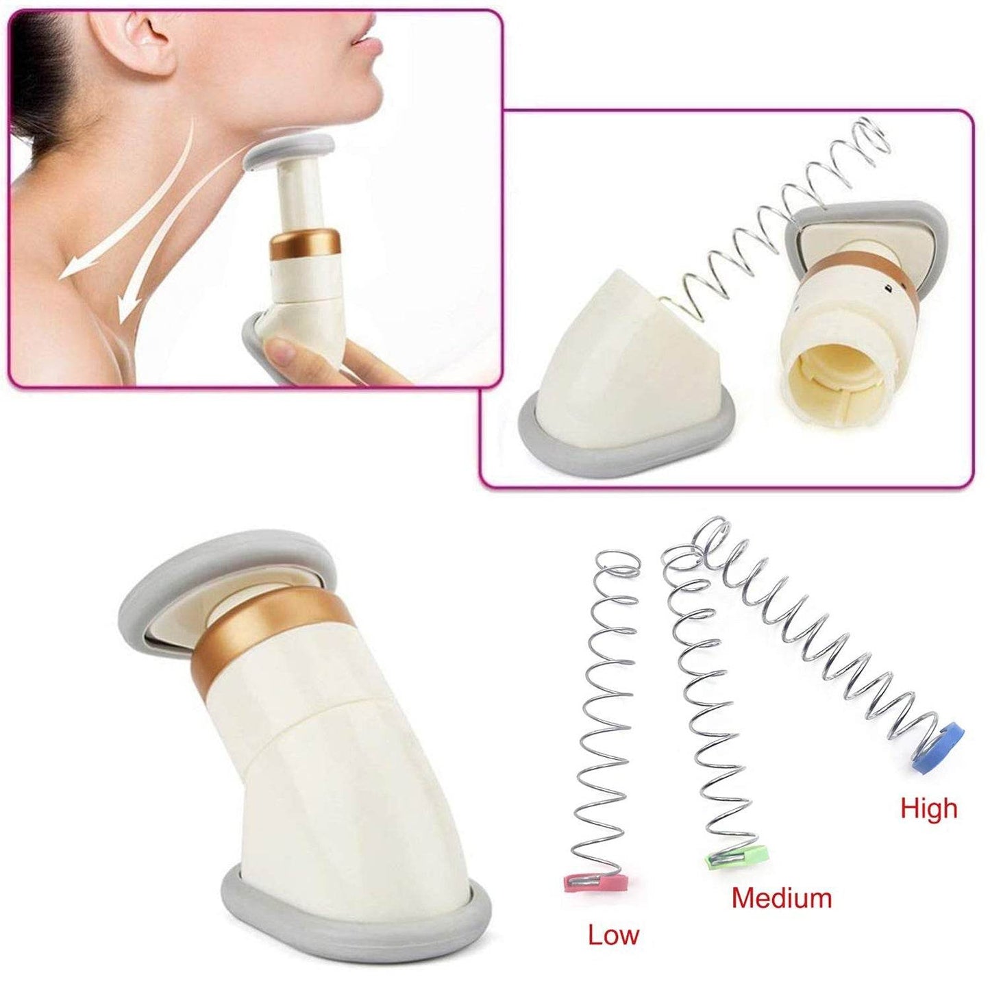 Double Chin Up Massager & Jawline Exerciser (1 Pc) - infinityexculsivestore.com
