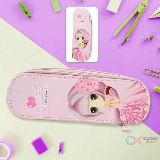 Double Layer Large Capacity With Multi-Functional Pencil Case (1 Pc) - infinityexculsivestore.com