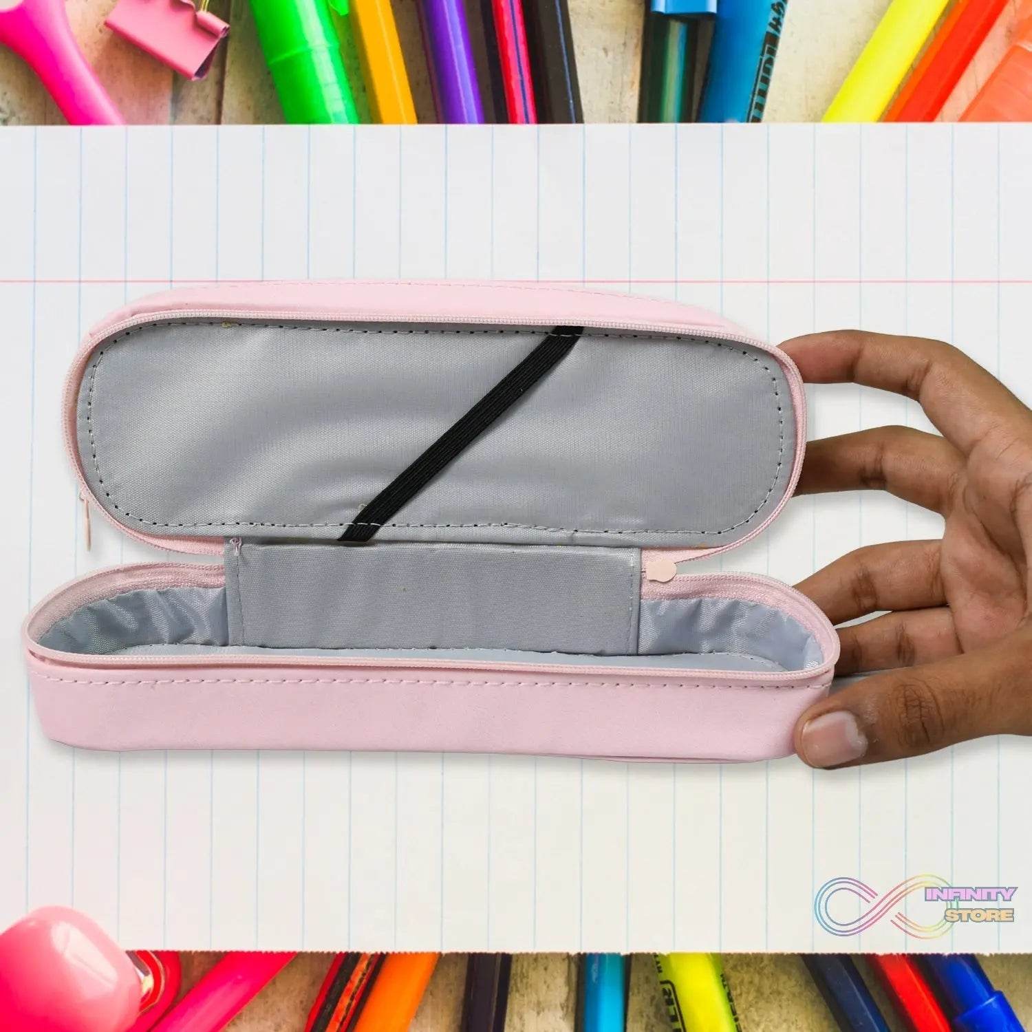 Double Layer Large Capacity With Multi-Functional Pencil Case (1 Pc) - infinityexculsivestore.com