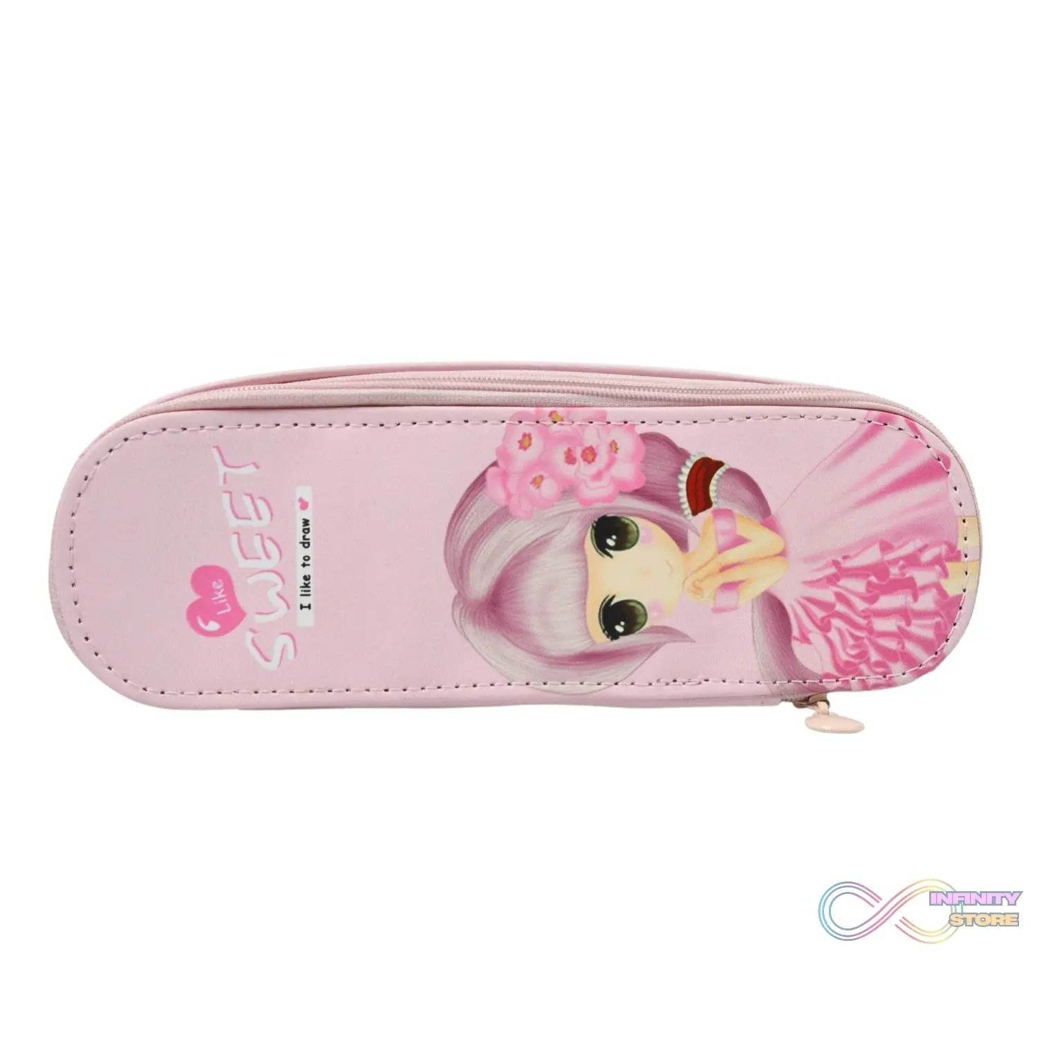 Double Layer Large Capacity With Multi-Functional Pencil Case (1 Pc) - infinityexculsivestore.com