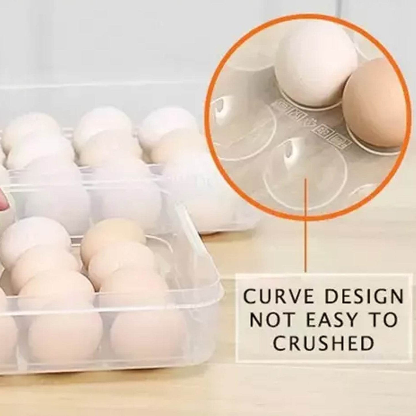 Double Layer Premium 48 Grid Egg Storage Box for Egg Storage Container - infinityexculsivestore.com