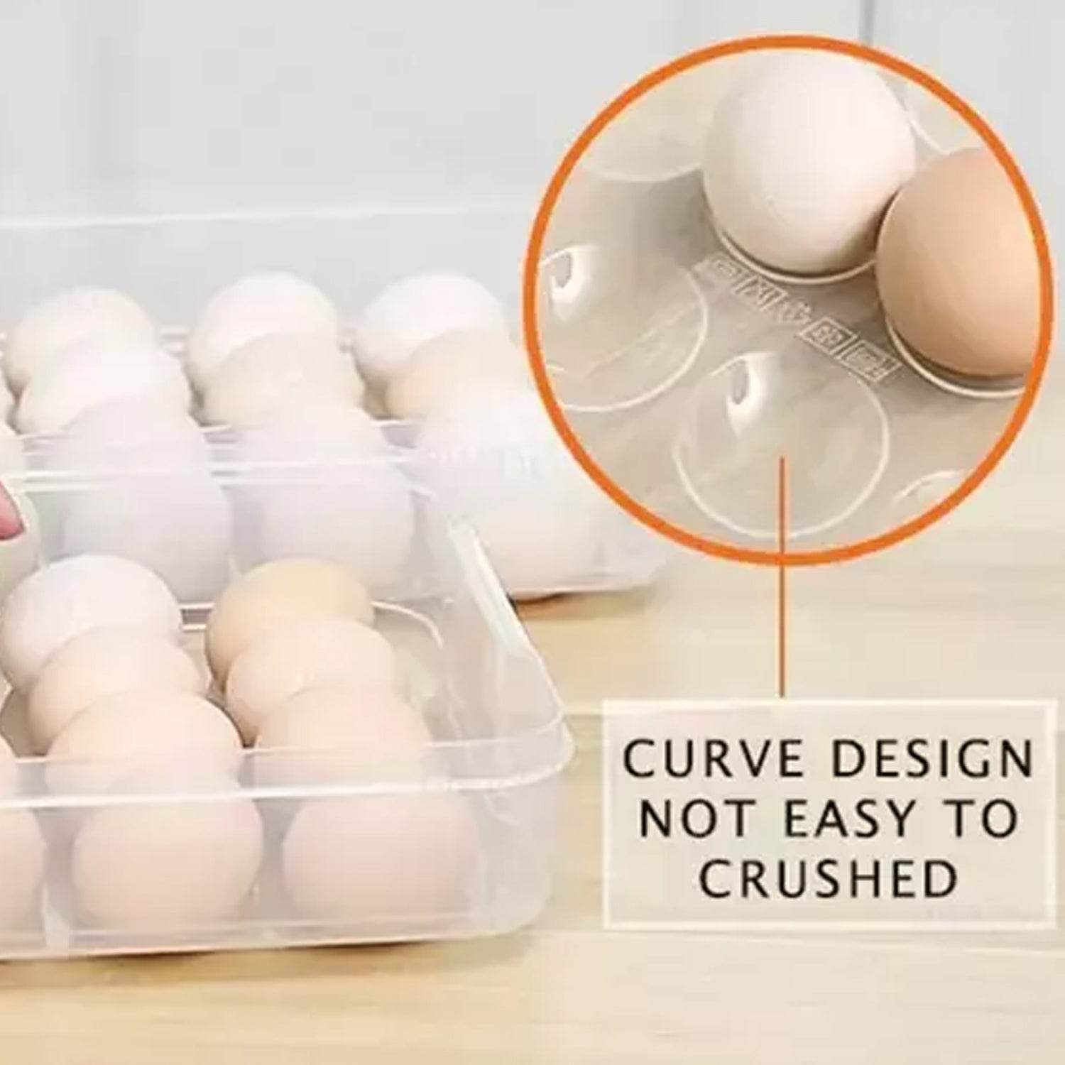 Double Layer Premium 48 Grid Egg Storage Box for Egg Storage Container - infinityexculsivestore.com