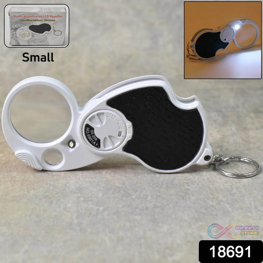 Double-Magnification Led Magnifiers with Light (1 Pc / Small) - infinityexculsivestore.com