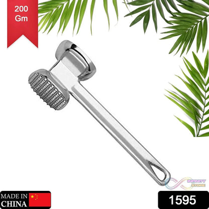 Double Sided Beef Steak Mallet (Aluminum): Meat Tenderizer Hammer - infinityexculsivestore.com