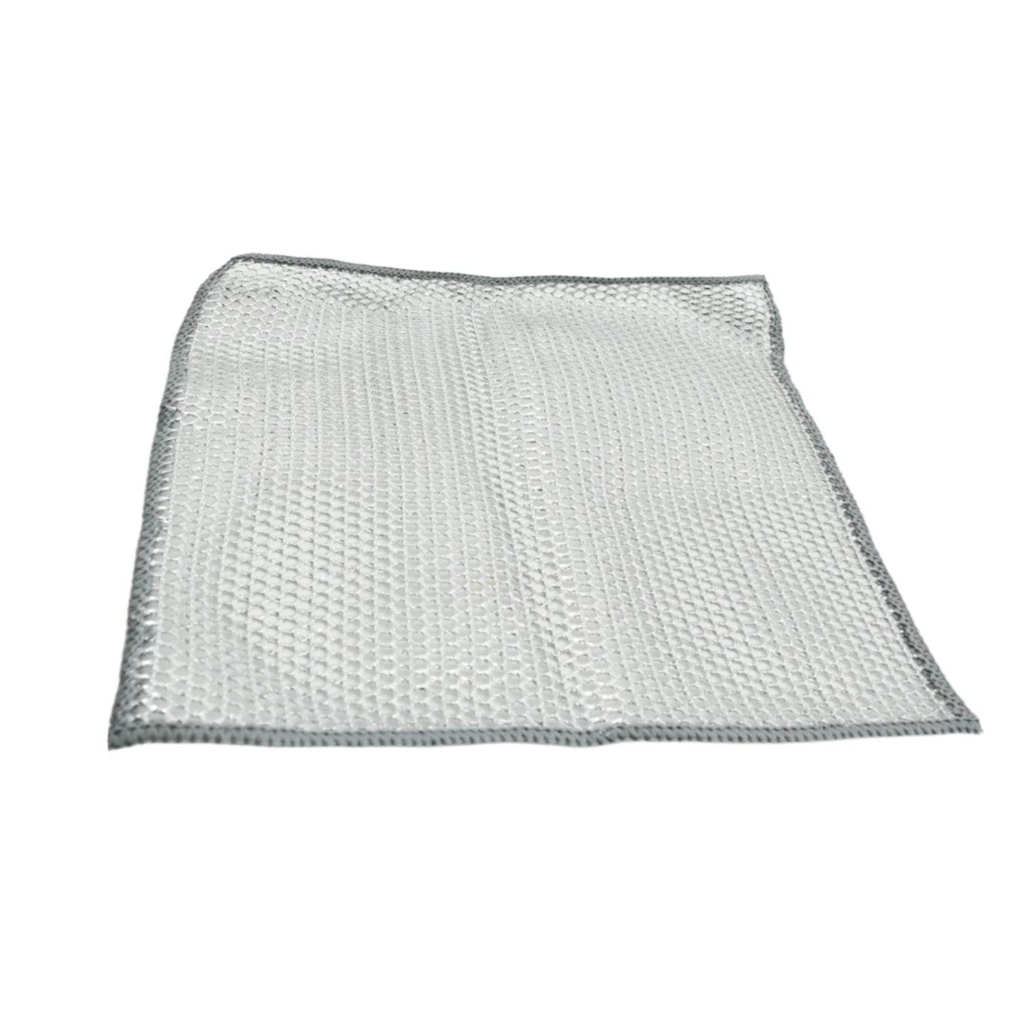 Double-Sided Multipurpose Microfiber Cloths, Stainless Steel Scrubber, Non-Scratch Wire cloth, (1 Pc / 20 x 20 Cm) - infinityexculsivestore.com