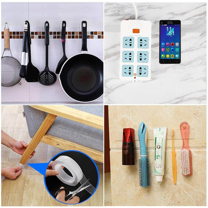 Double Sided Nano Adhesive Tape, 3 meter Size (20mm Width X 2mm Thickness) - infinityexculsivestore.com