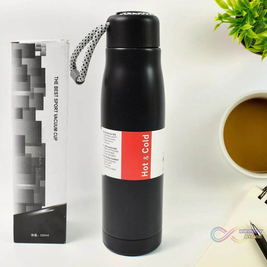 Double Wall Vacuum Insulated Water Bottle (550 ML) - infinityexculsivestore.com