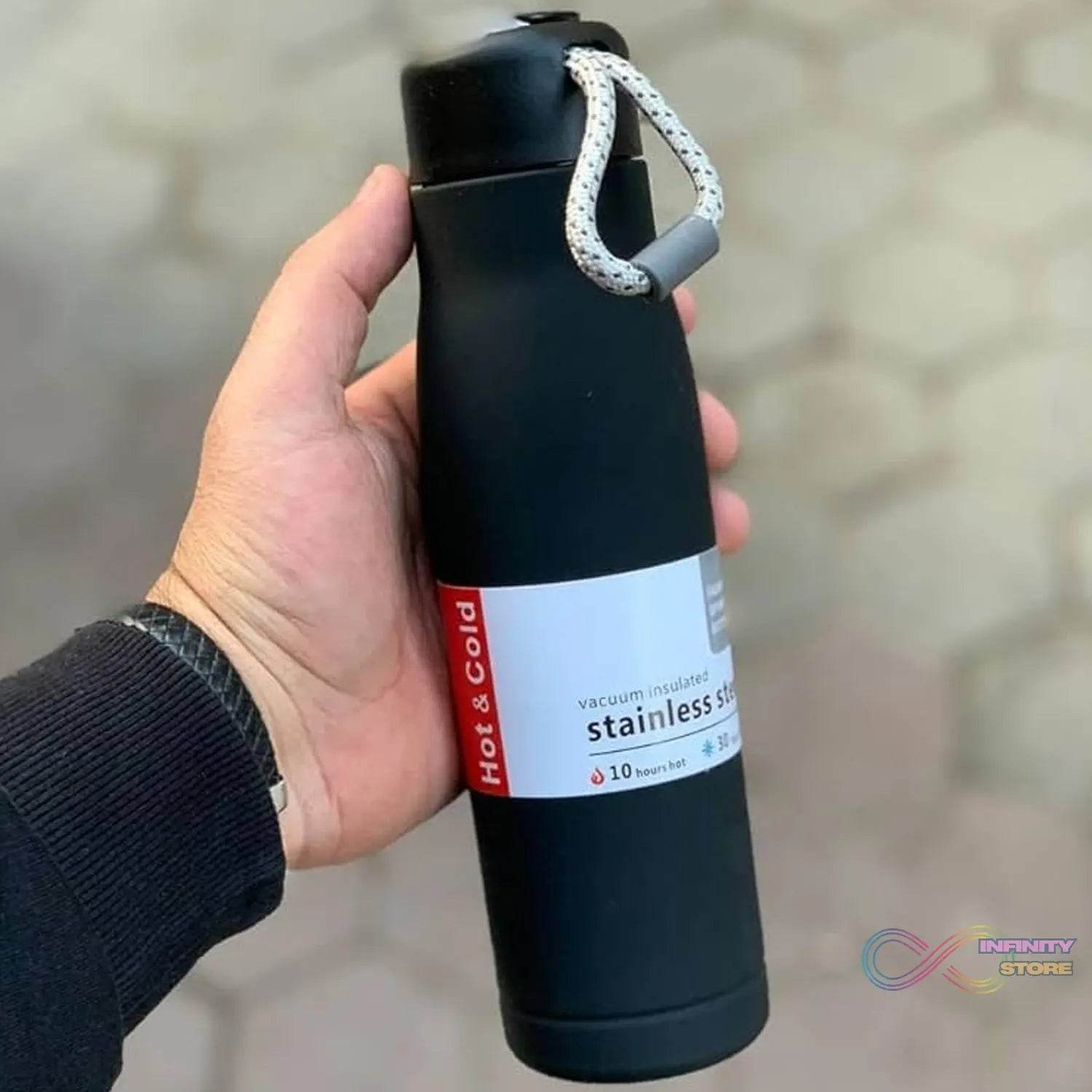 Double Wall Vacuum Insulated Water Bottle (550 ML) - infinityexculsivestore.com