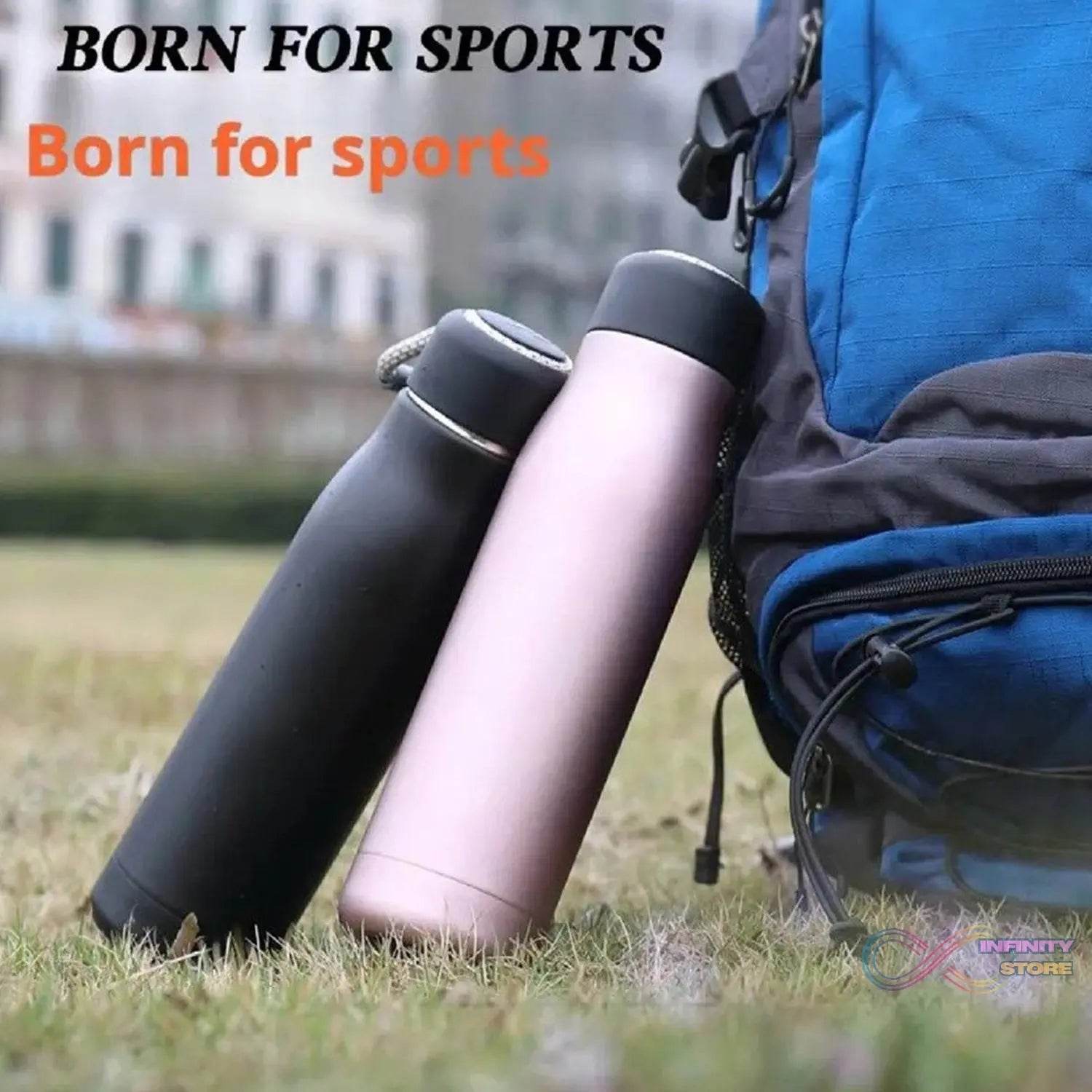 Double Wall Vacuum Insulated Water Bottle (550 ML) - infinityexculsivestore.com