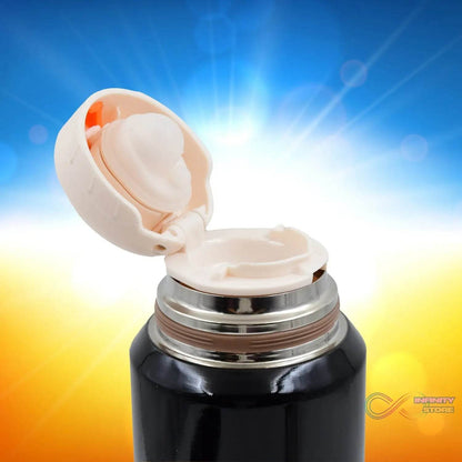 Double Walled Insulated Hot and Cold Water / Tea / Coffee Thermal Bottles (600 ML) - infinityexculsivestore.com