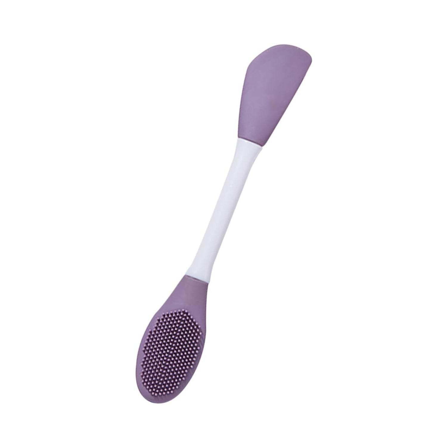 Double-headed Silicone Mask Brush Face Cleansing and Applying Mud Mask Beauty Salon Special Brush Smear Tool Facial Scrub Silicone Wash Scrubber Face Tools (1 Pc) - infinityexculsivestore.com