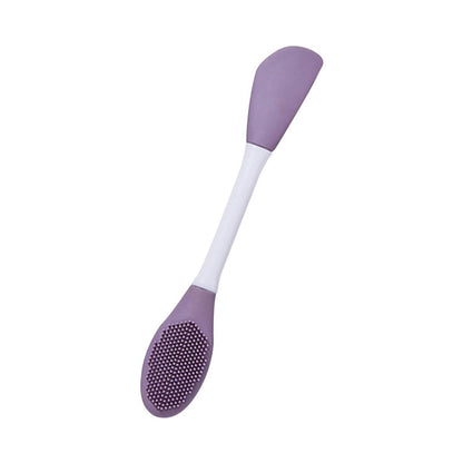 Double-headed Silicone Mask Brush Face Cleansing and Applying Mud Mask Beauty Salon Special Brush Smear Tool Facial Scrub Silicone Wash Scrubber Face Tools (1 Pc) - infinityexculsivestore.com