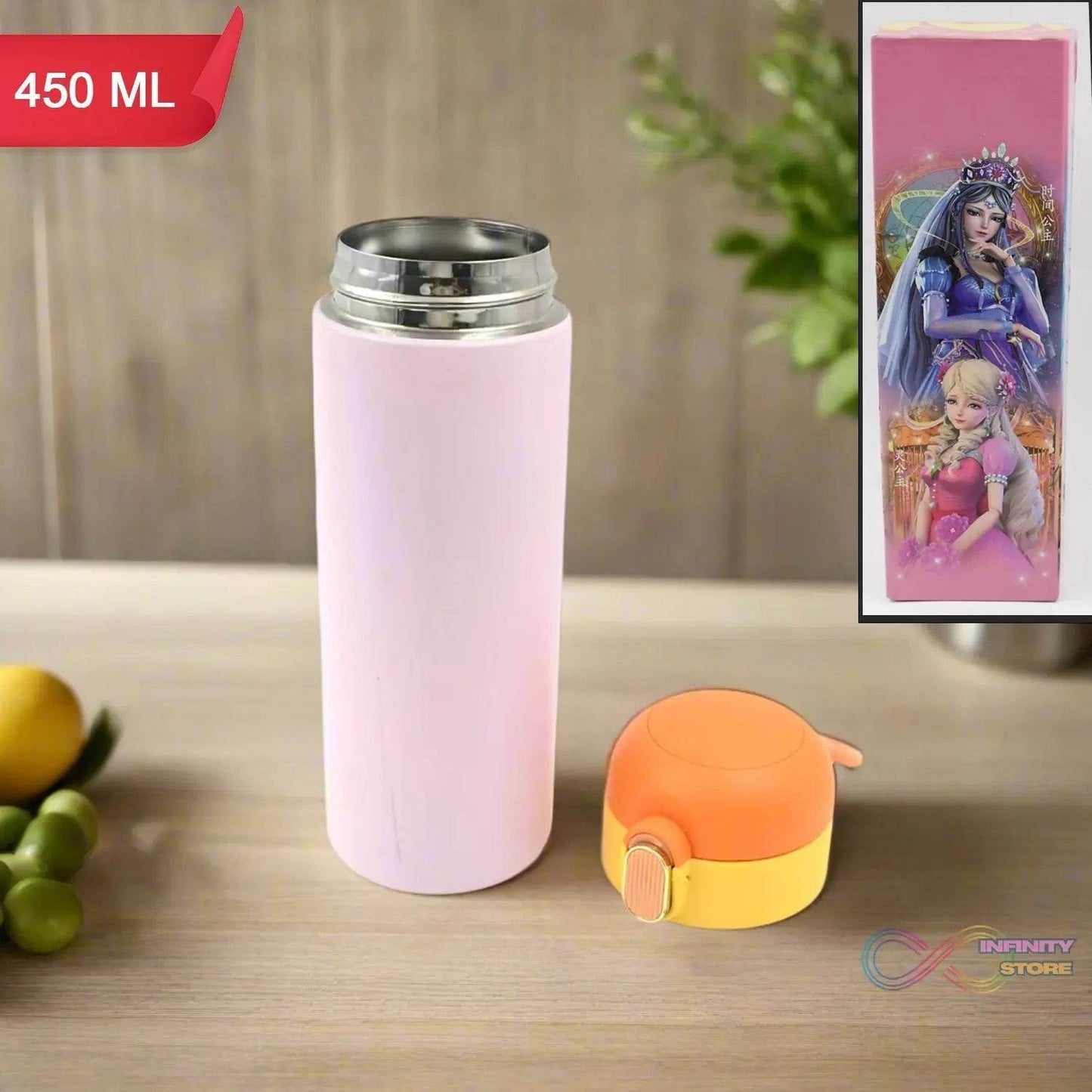 Double walled Stainless Steel Water Bottle (420 ML Approx) - infinityexculsivestore.com