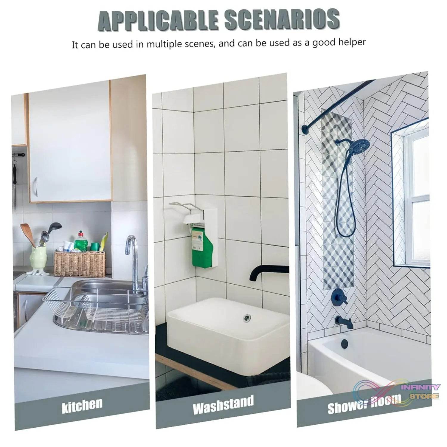 Drain Bag Draining Bracket Sponge Storage Rack Plastic Storage Holder (1 Pc) - infinityexculsivestore.com